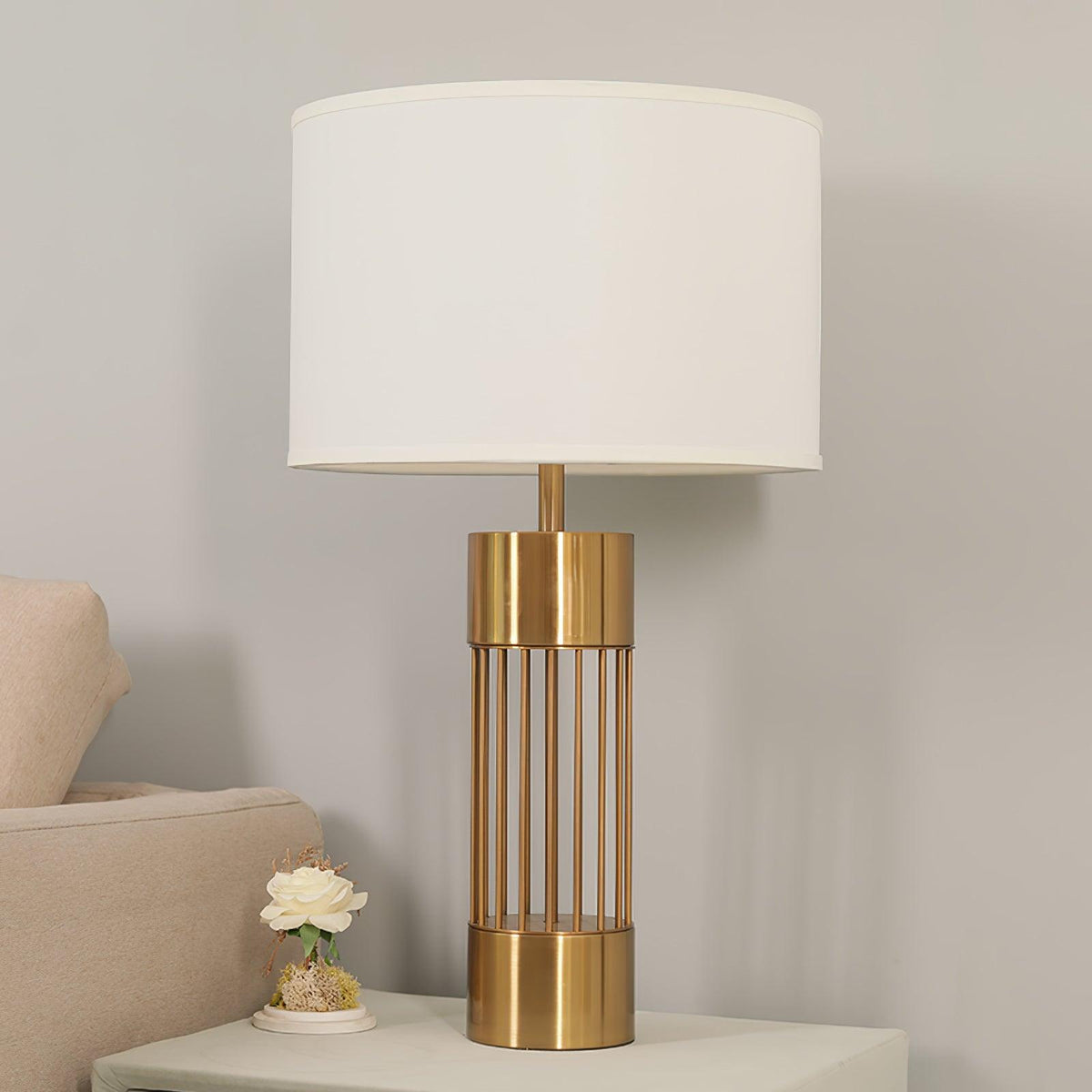 Mireira modern bordslampa i tyg