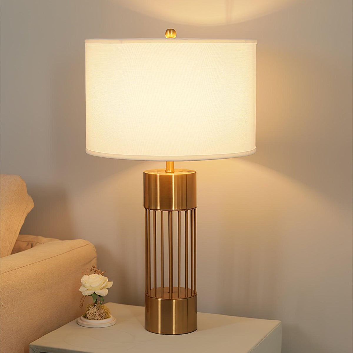 Mireira modern bordslampa i tyg
