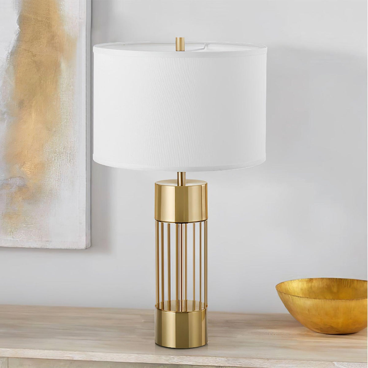 Mireira modern bordslampa i tyg