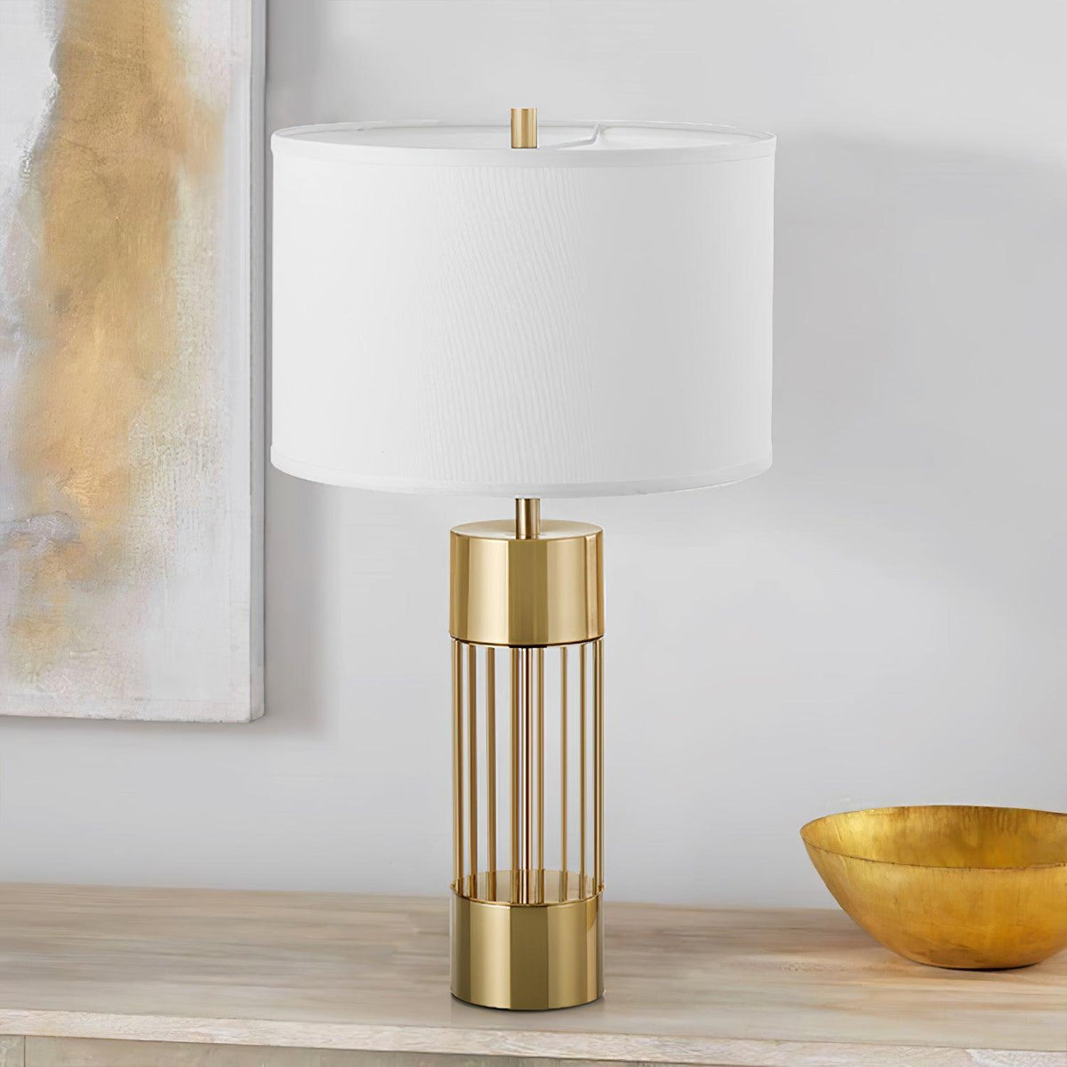 Mireira modern bordslampa i tyg