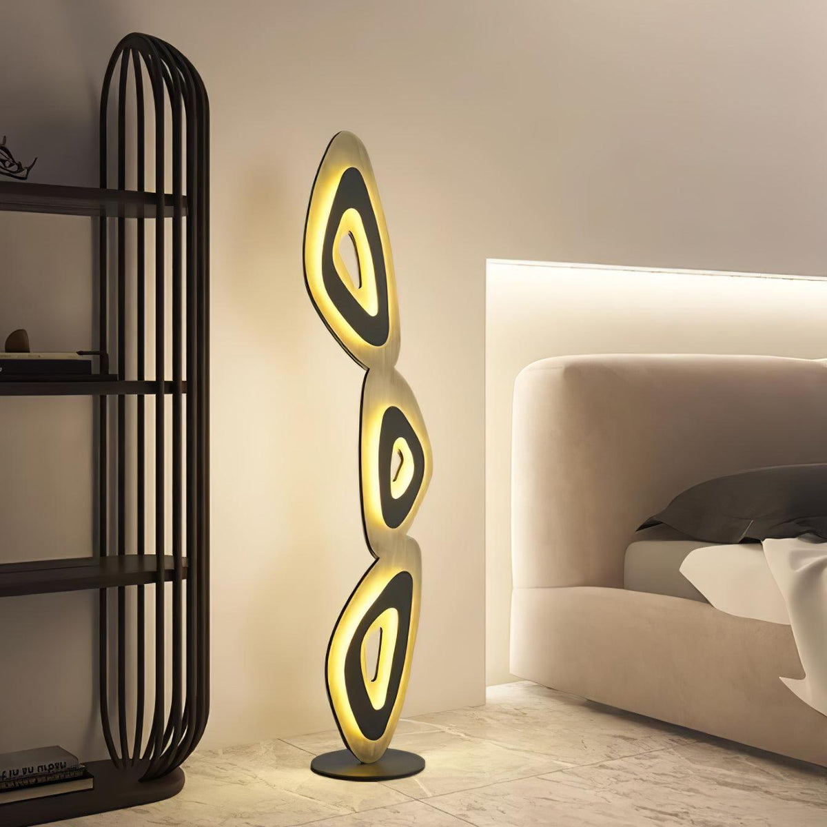 Isoloril Art Deco -lattiavalaisin
