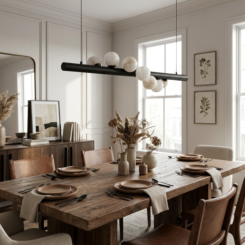Isenford Alabaster Bar Pendant Lamp