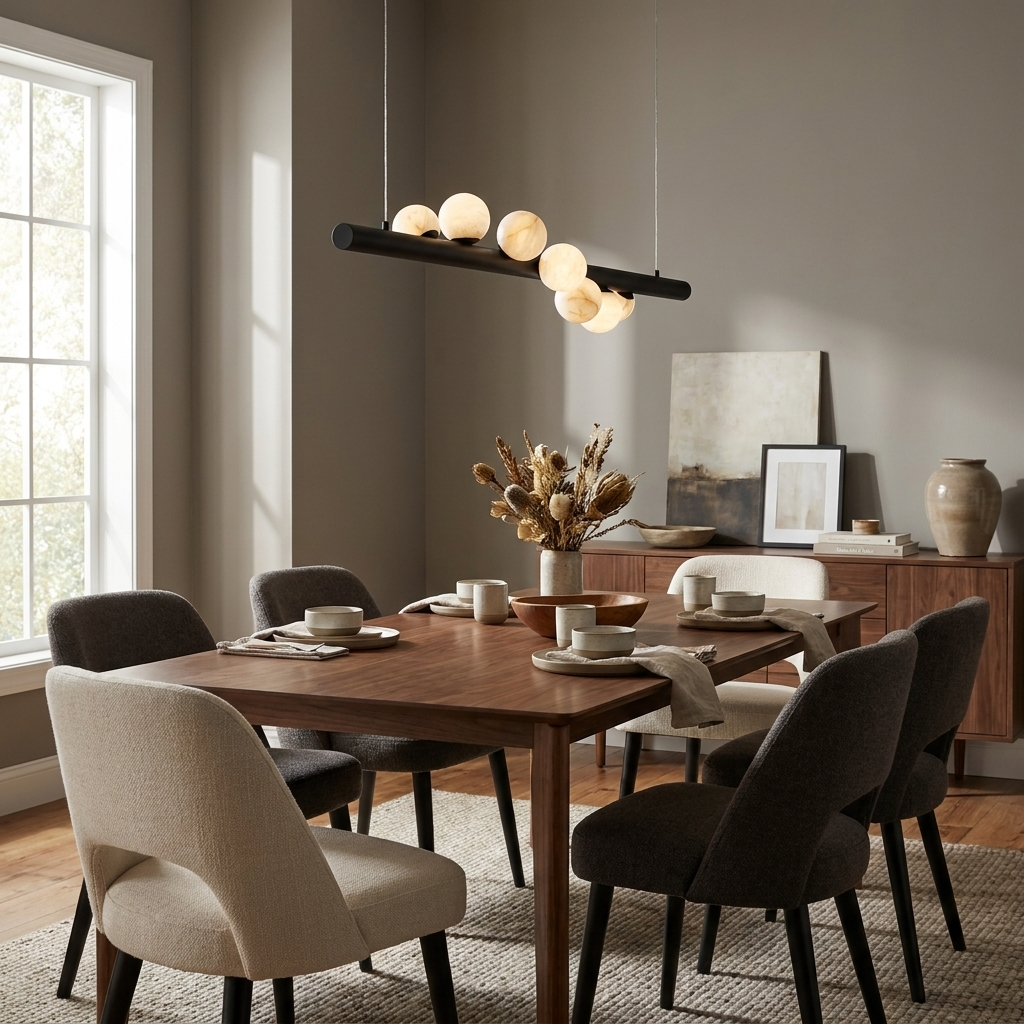 Isenford Alabaster Bar Pendant Lamp
