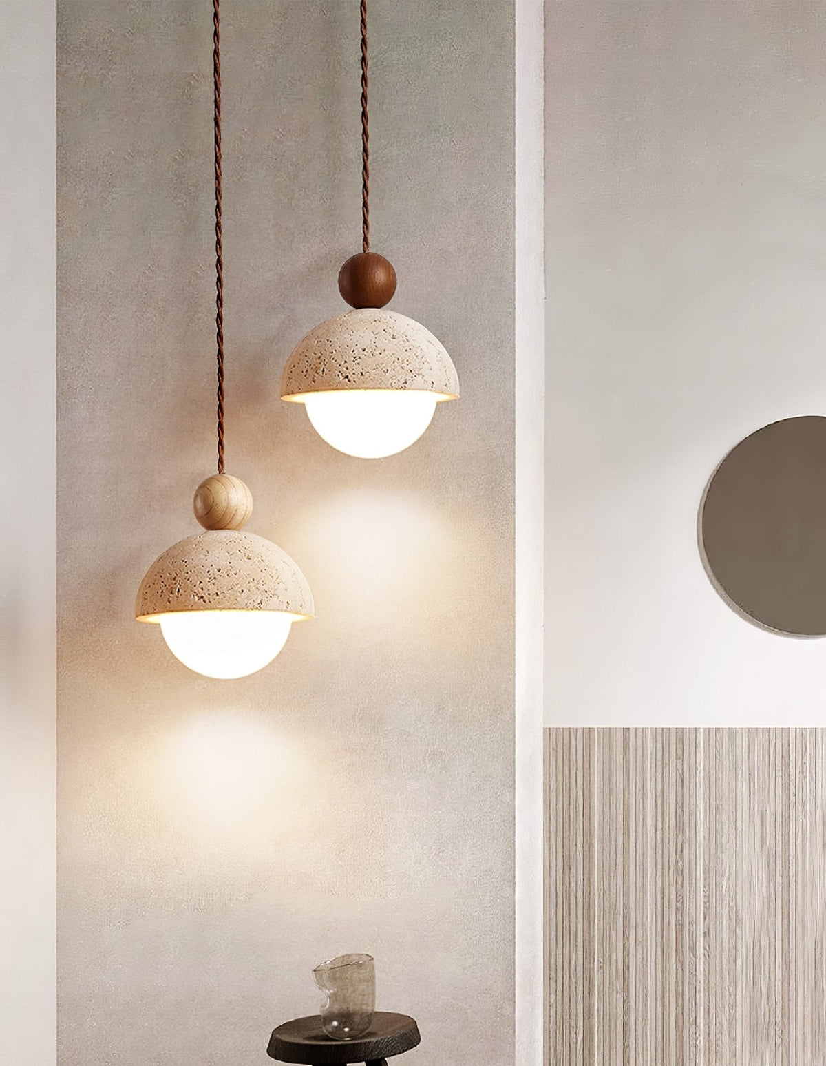 Bexn Travertine -riippuvalaisin