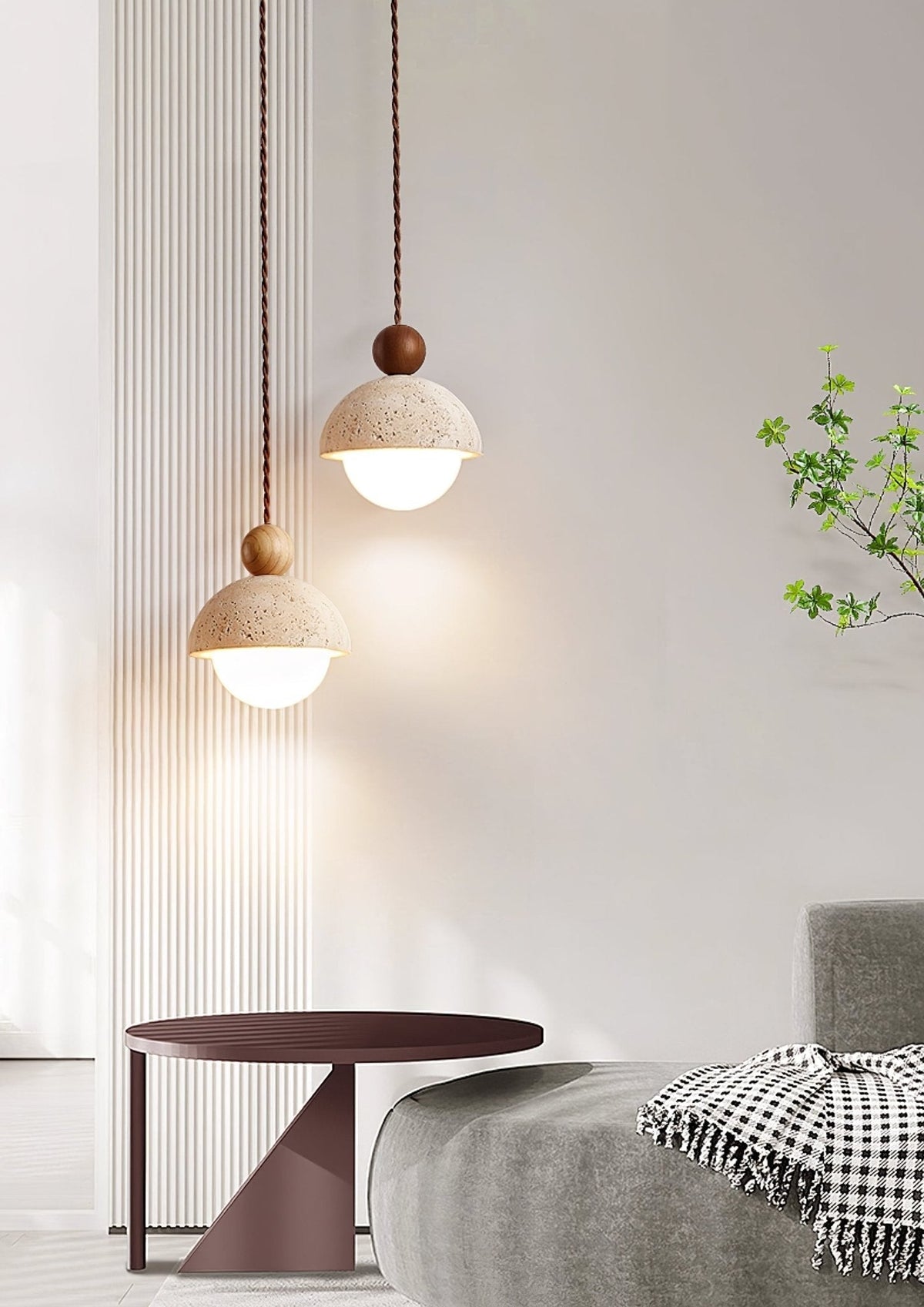 Bexn Travertine -riippuvalaisin