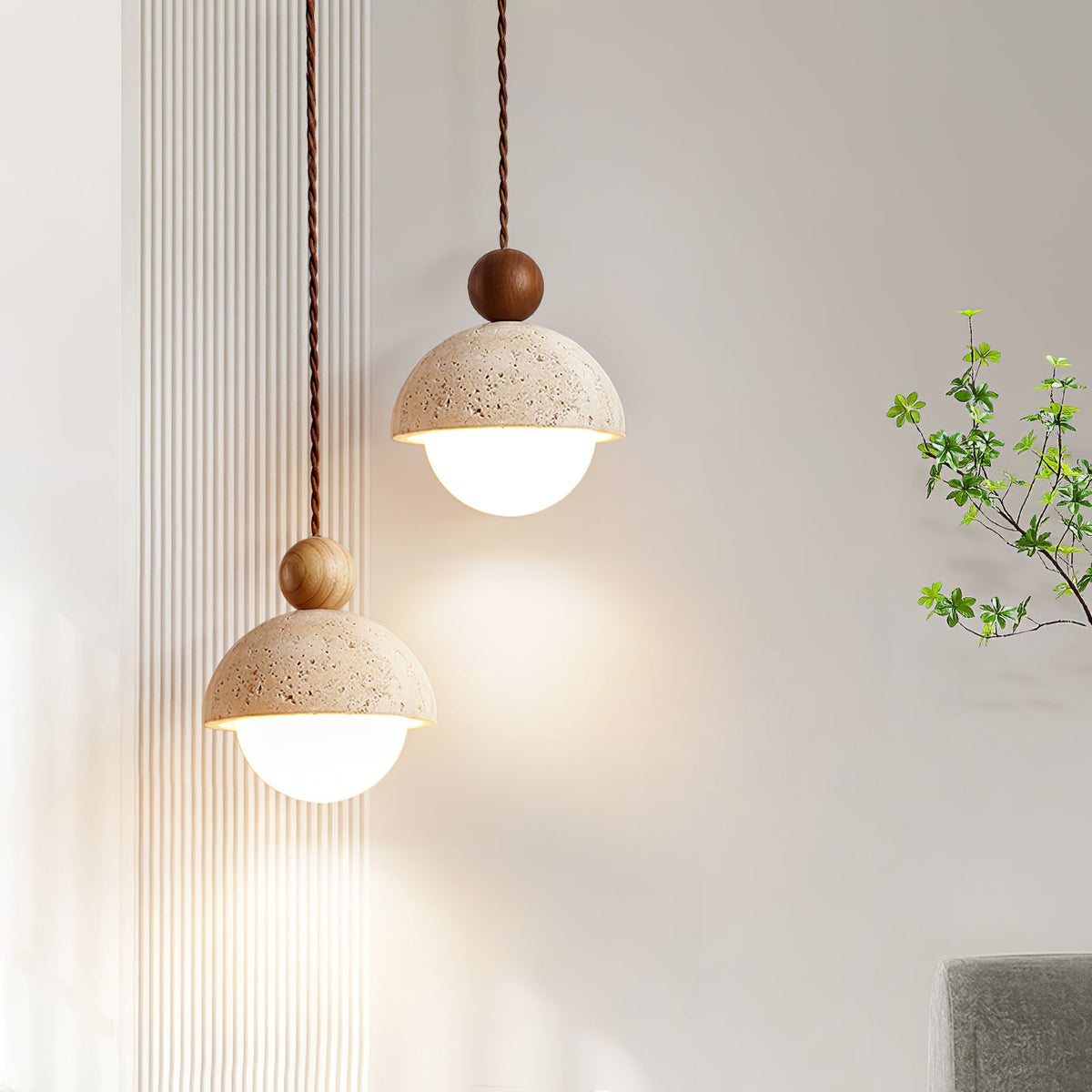 Bexn Travertine -riippuvalaisin