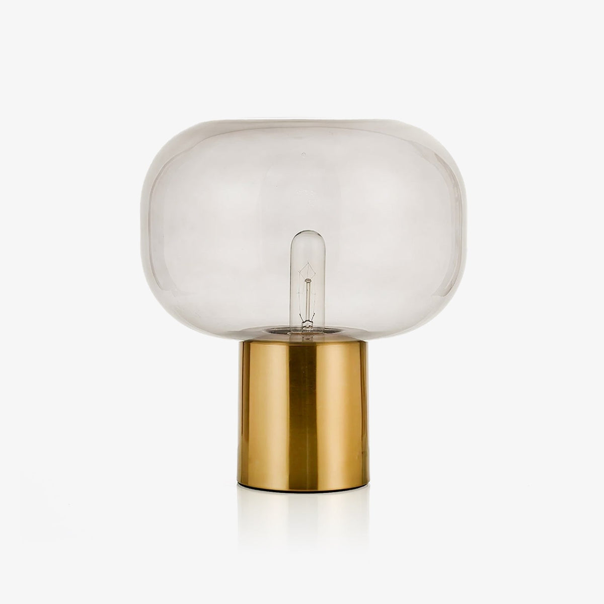 Teloz industriell bordslampa i glas