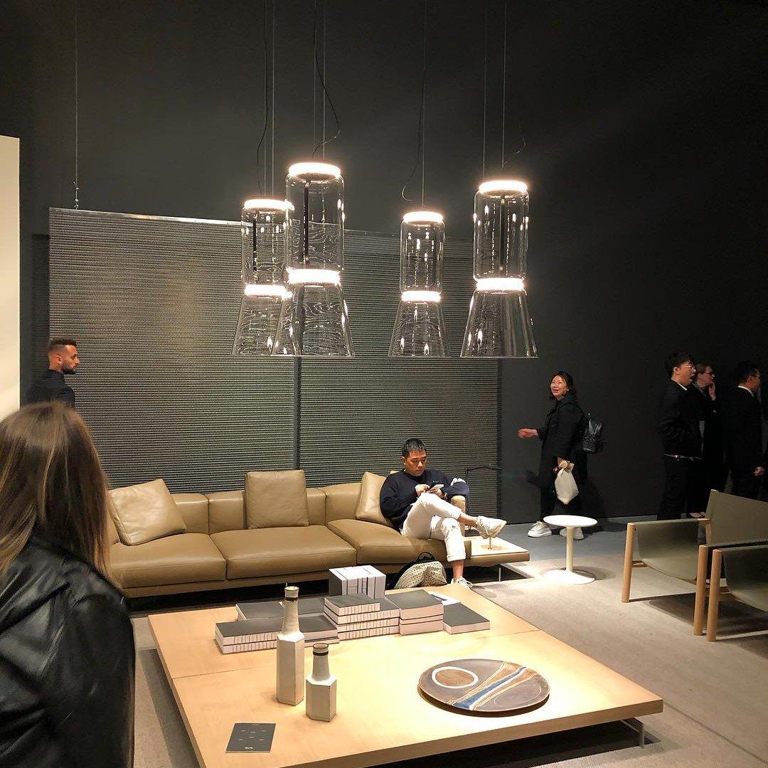 Luminária suspensa artística industrial Vayden