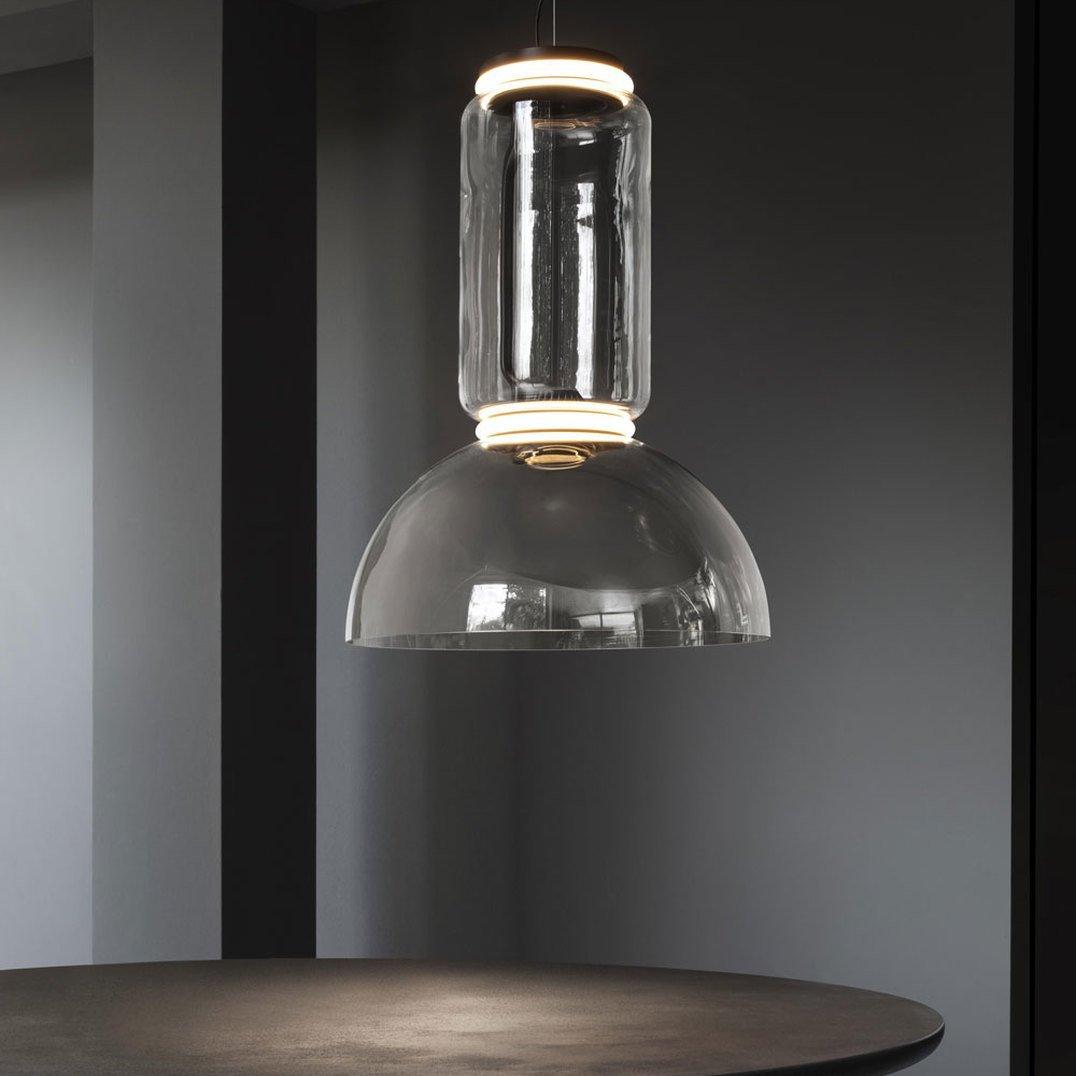 Luminária suspensa artística industrial Vayden