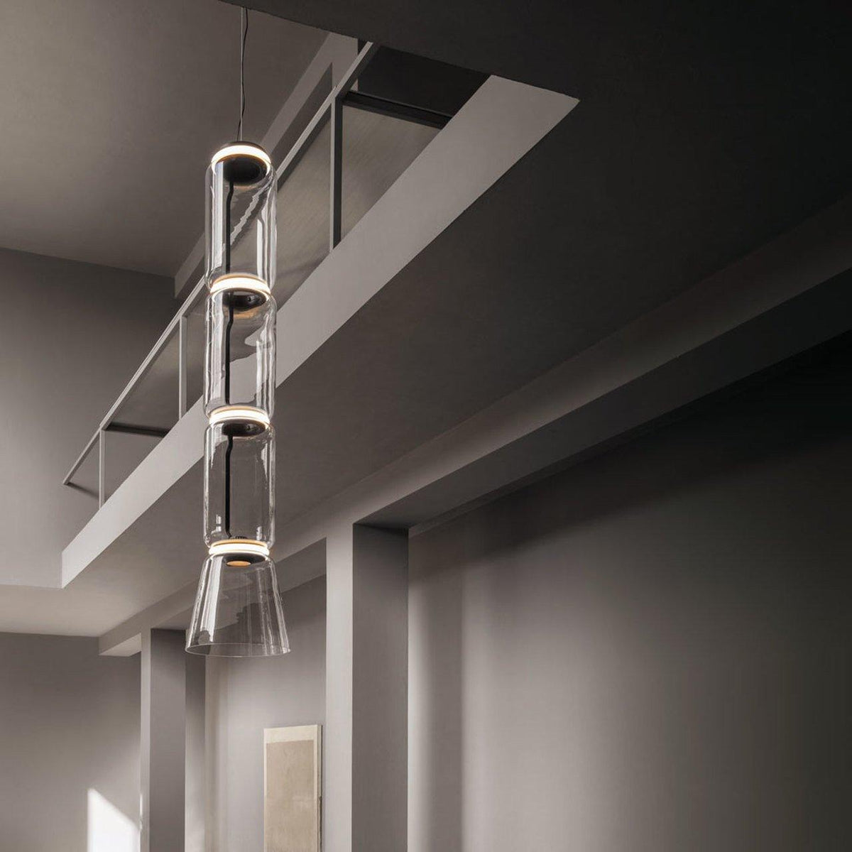 Luminária suspensa artística industrial Vayden