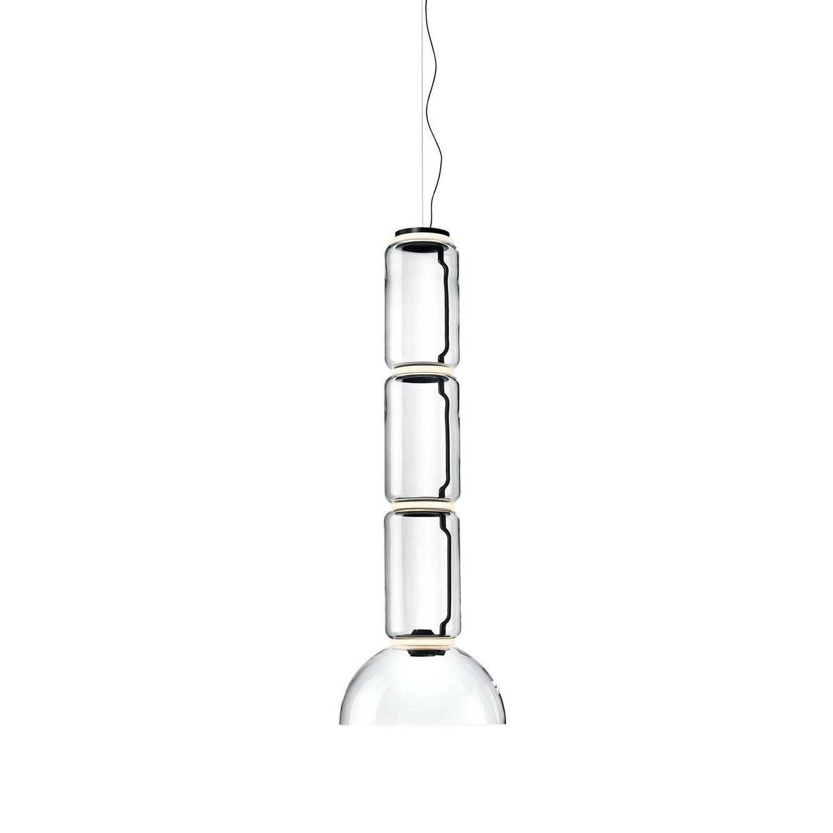 Luminária suspensa artística industrial Vayden