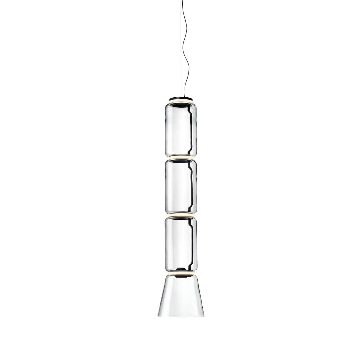 Luminária suspensa artística industrial Vayden