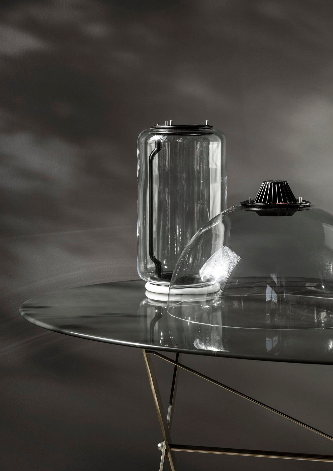 Luminária suspensa artística industrial Vayden