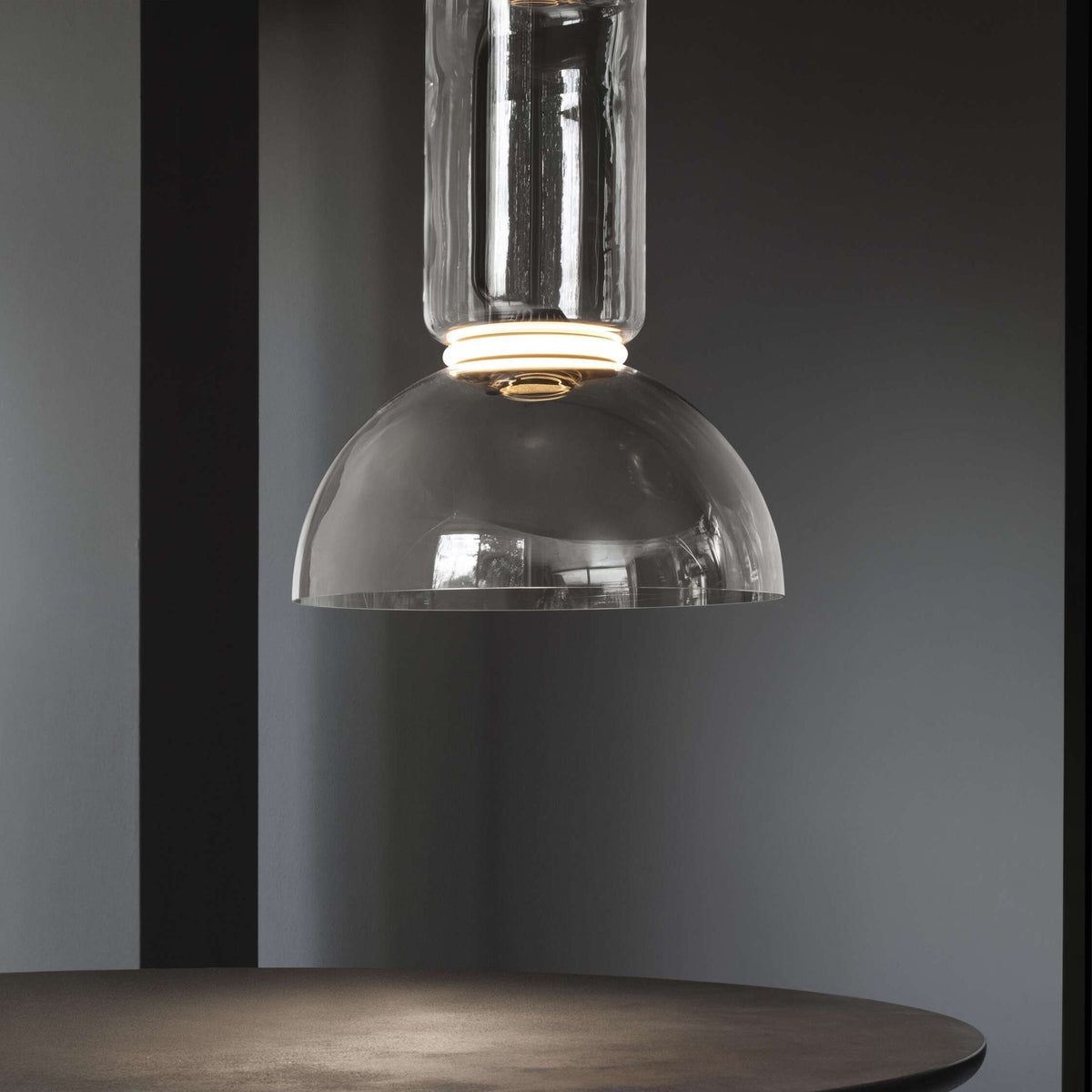 Luminária suspensa artística industrial Vayden