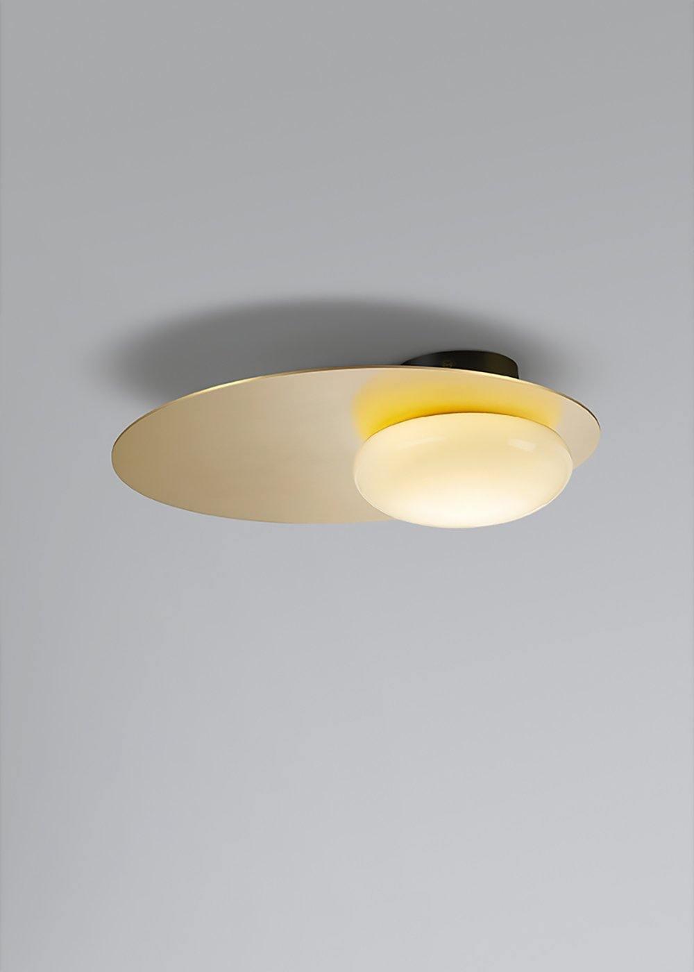 Ivsolion modern minimalistisk vinklad vägglampa i glas