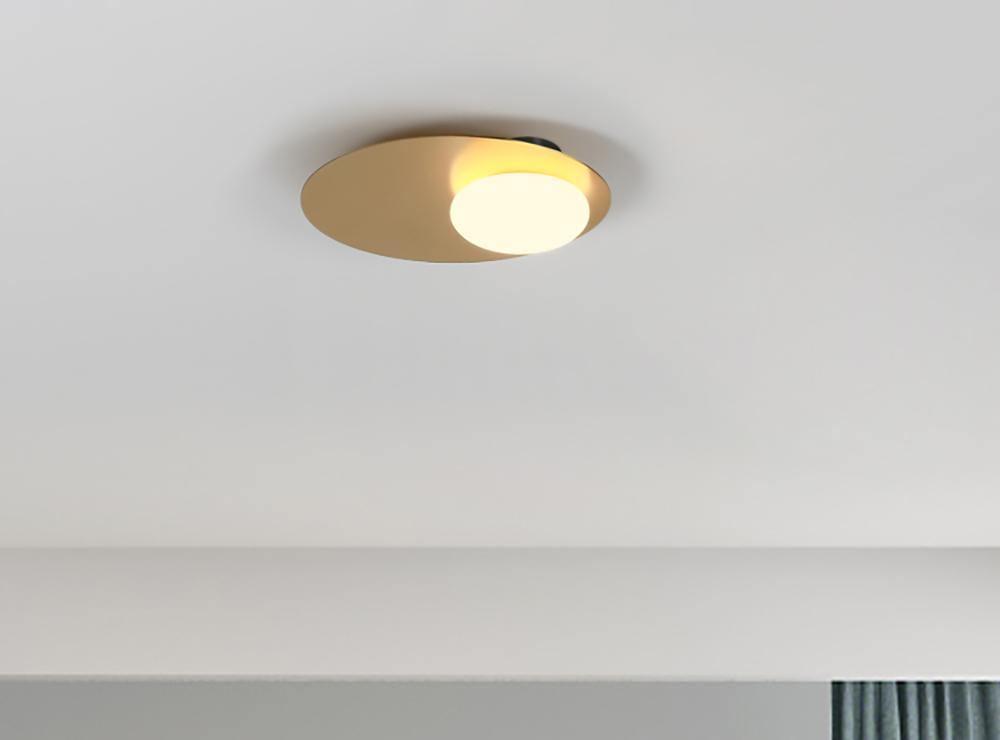 Ivsolion modern minimalistisk vinklad vägglampa i glas