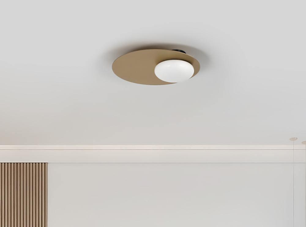 Ivsolion modern minimalistisk vinklad vägglampa i glas