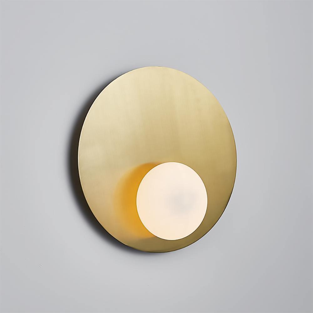 Ivsolion modern minimalistisk vinklad vägglampa i glas