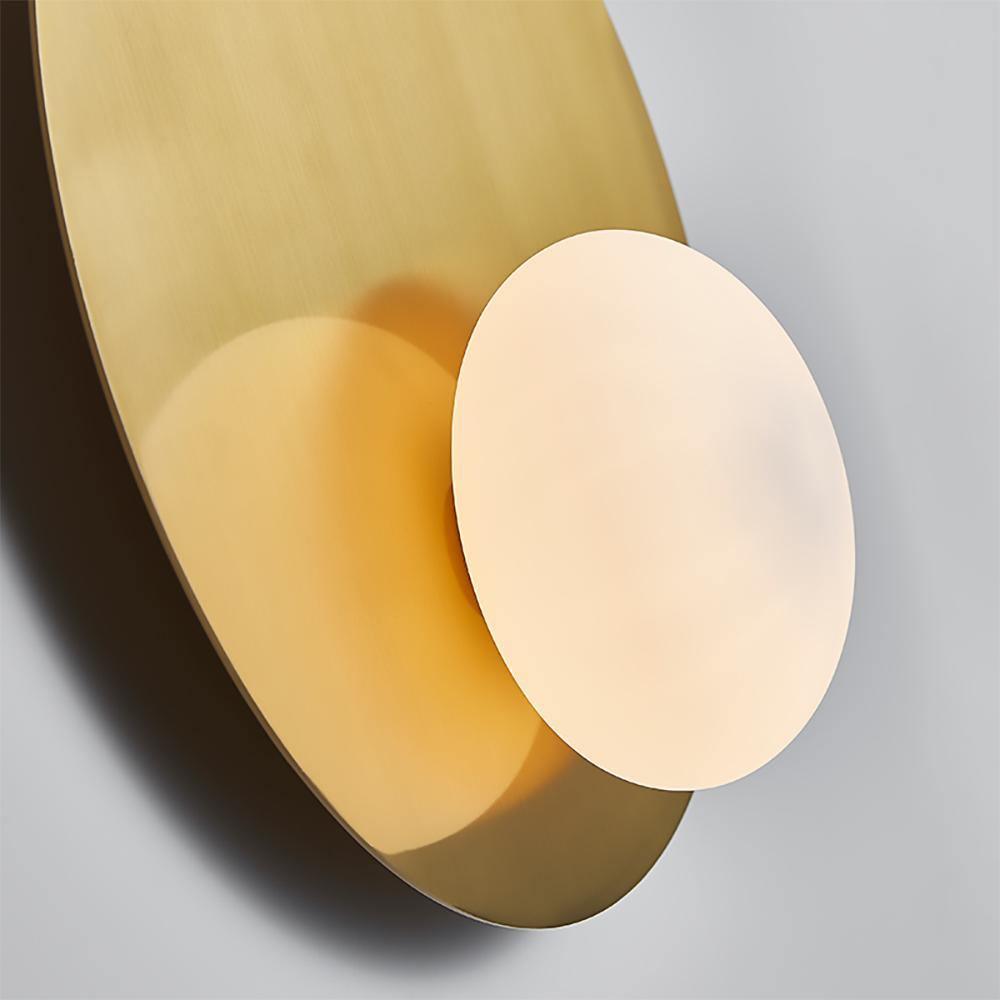Ivsolion modern minimalistisk vinklad vägglampa i glas