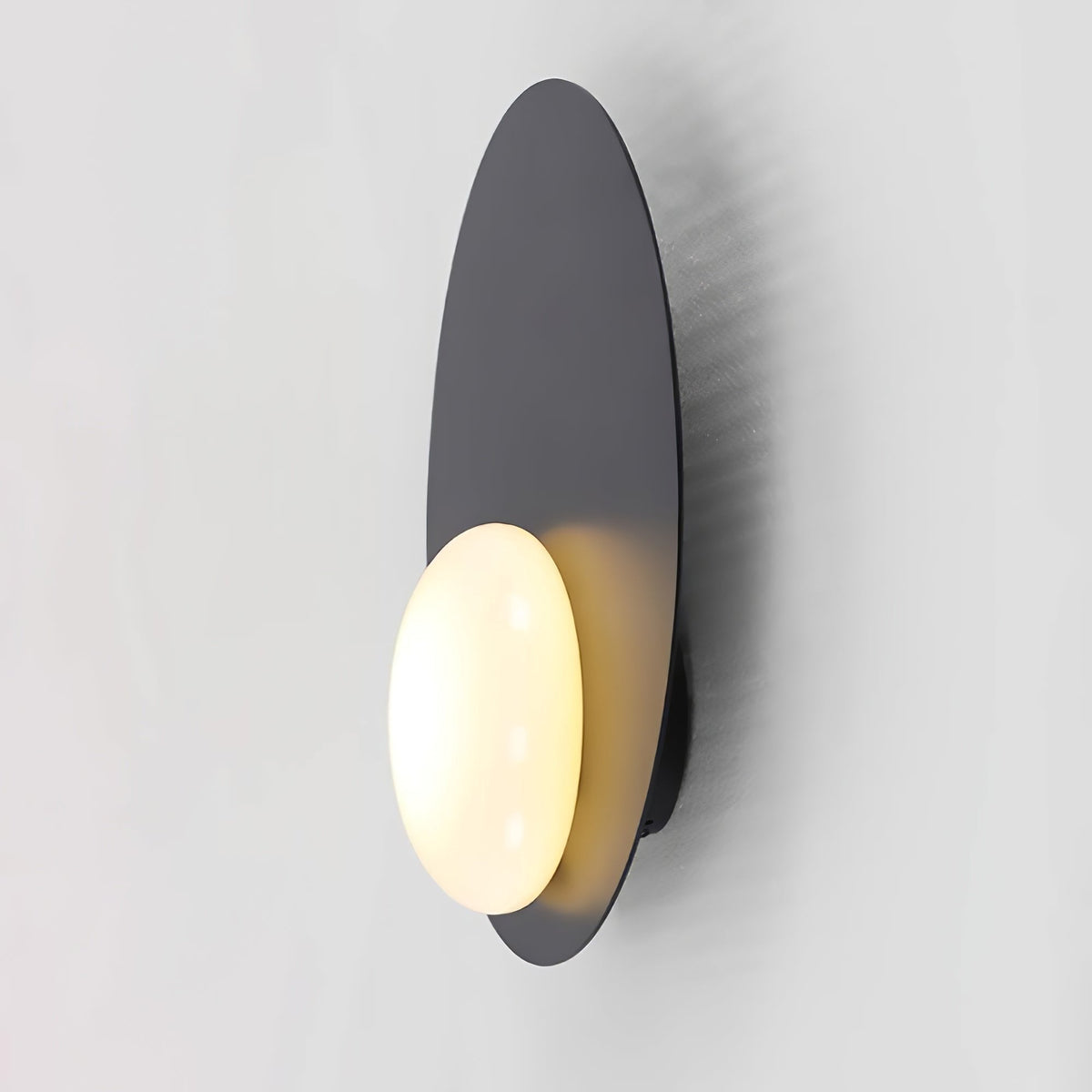Ivsolion modern minimalistisk vinklad vägglampa i glas
