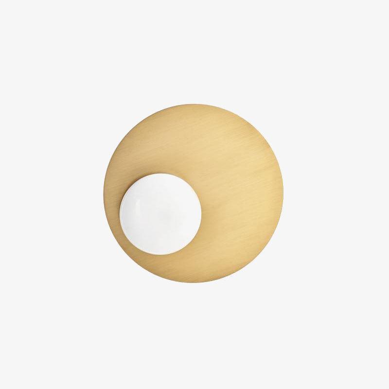 Ivsolion modern minimalistisk vinklad vägglampa i glas