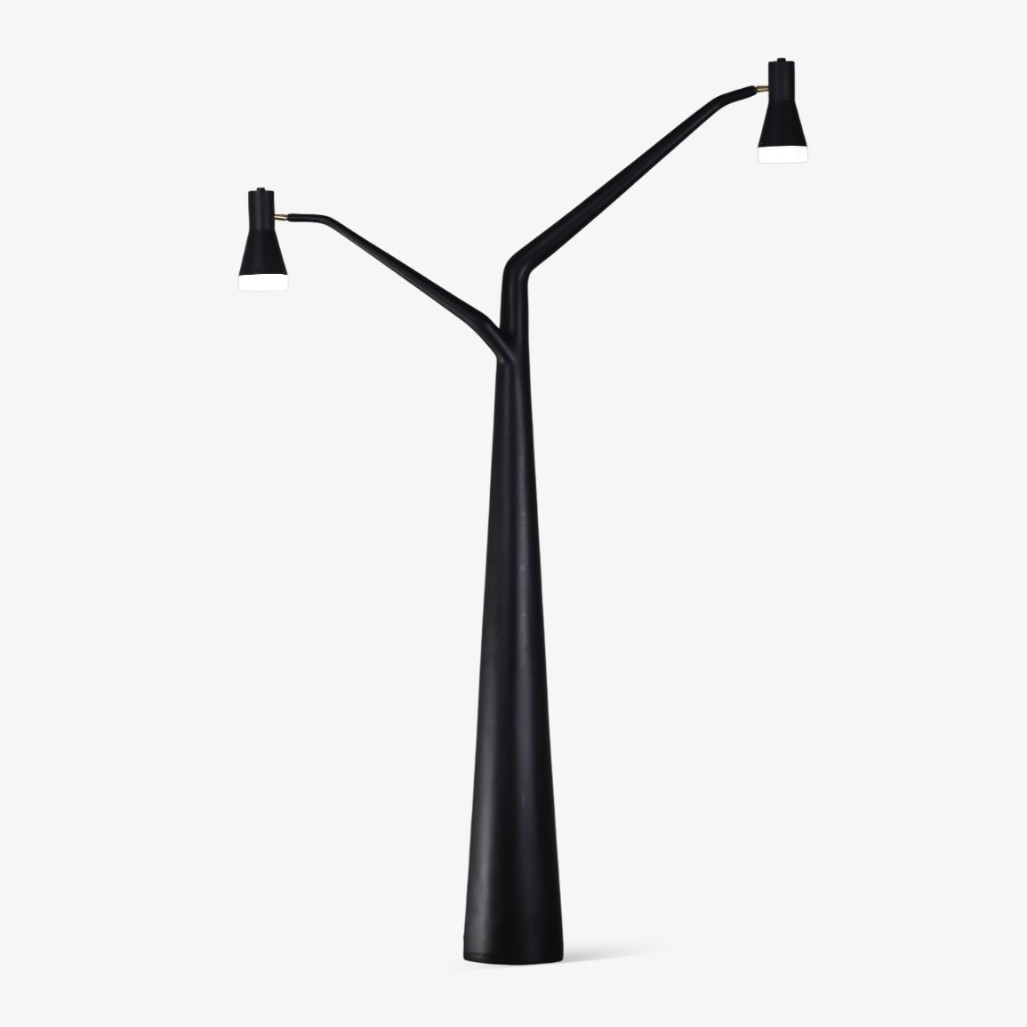 Candeeiro de pé preto em forma de ramo Lylirarae