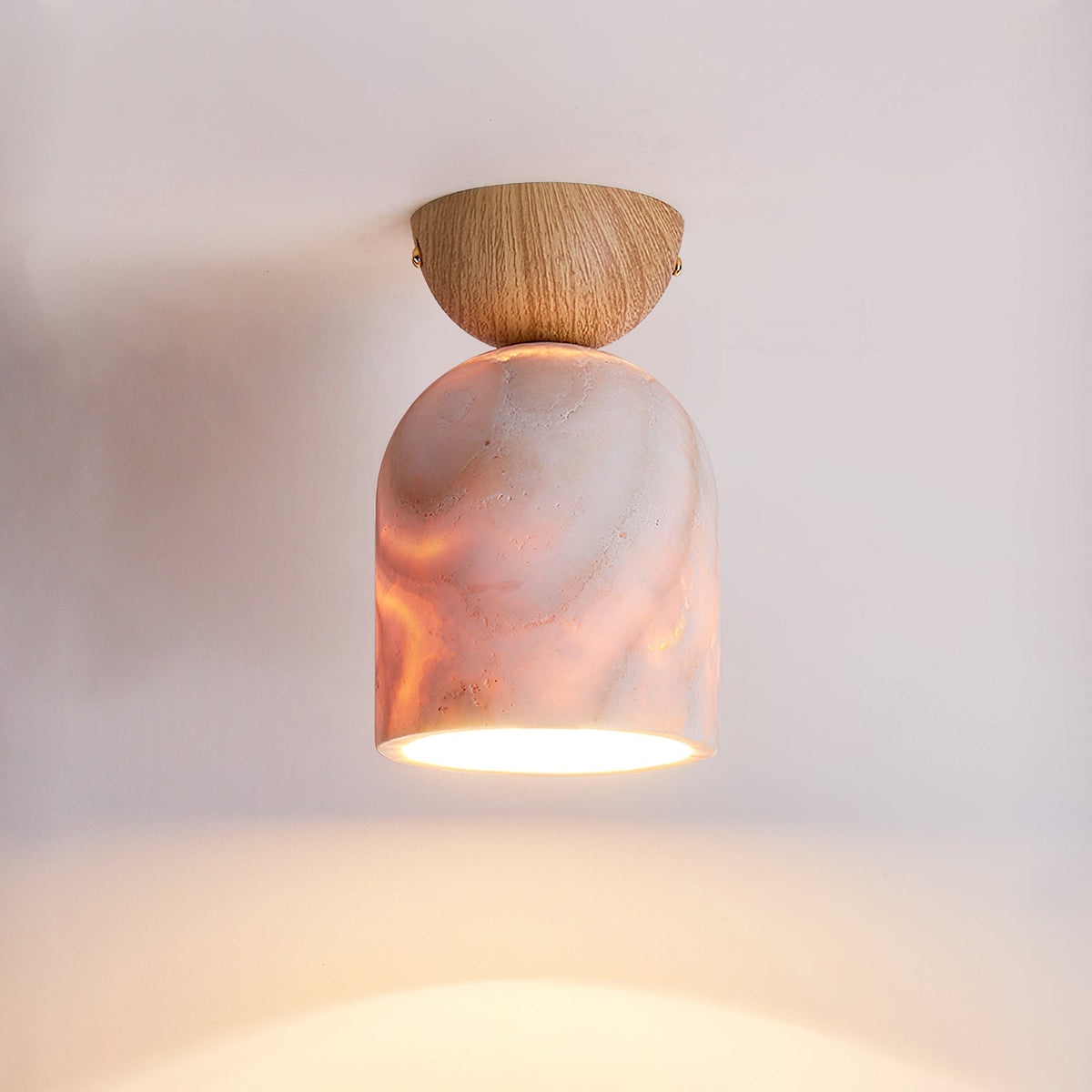 Linora-travertinloftlampe