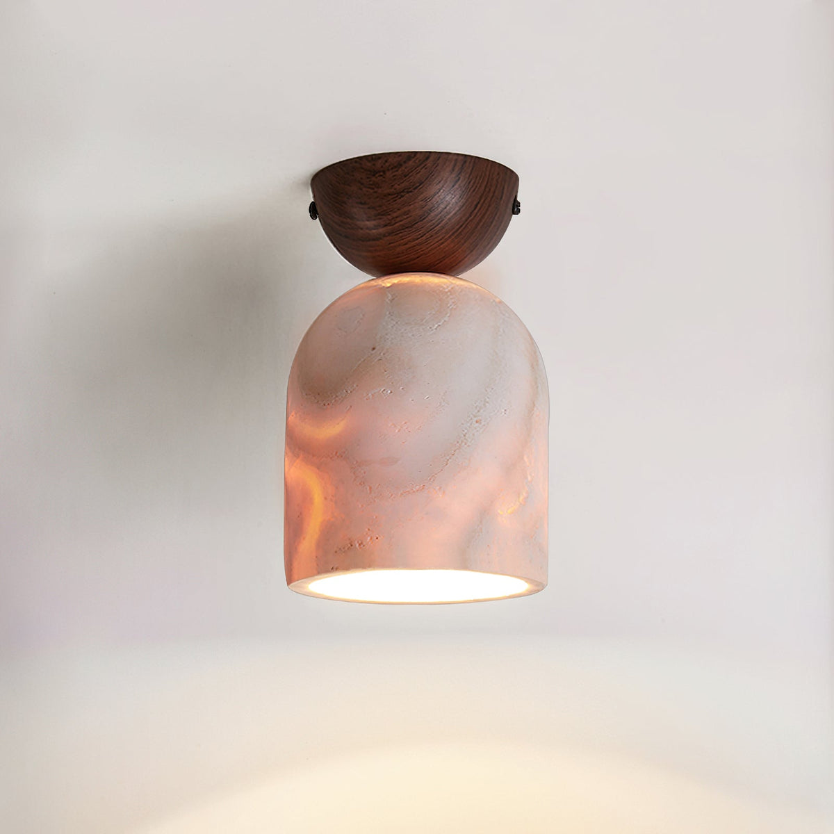 Linora-travertinloftlampe