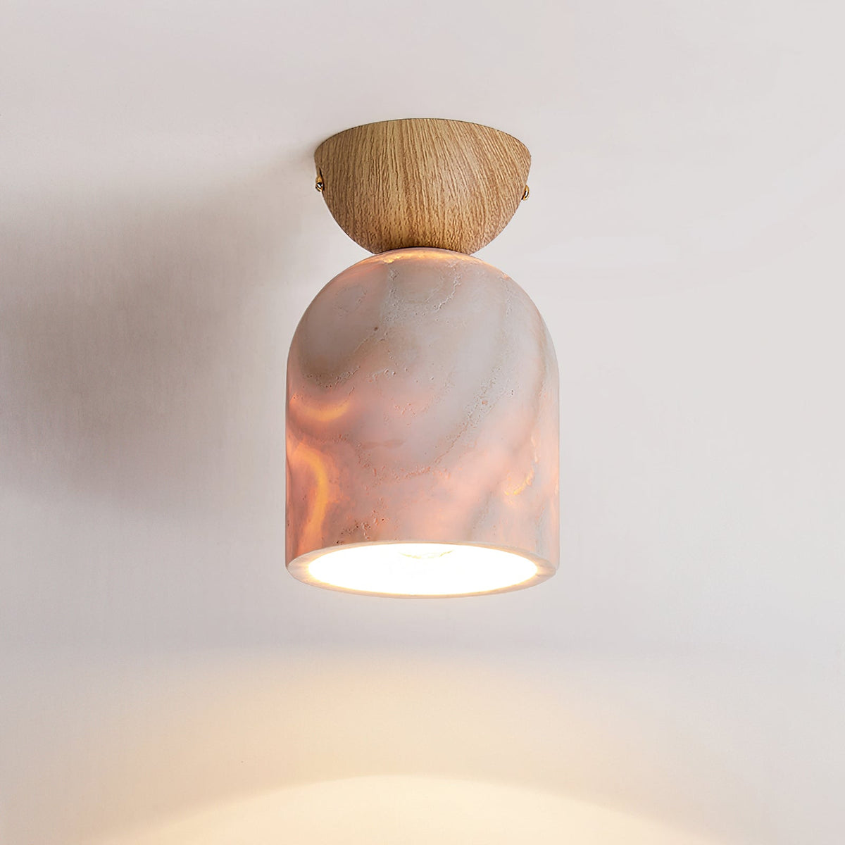 Linora-travertinloftlampe