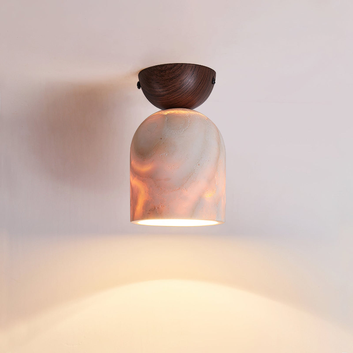 Linora-travertinloftlampe