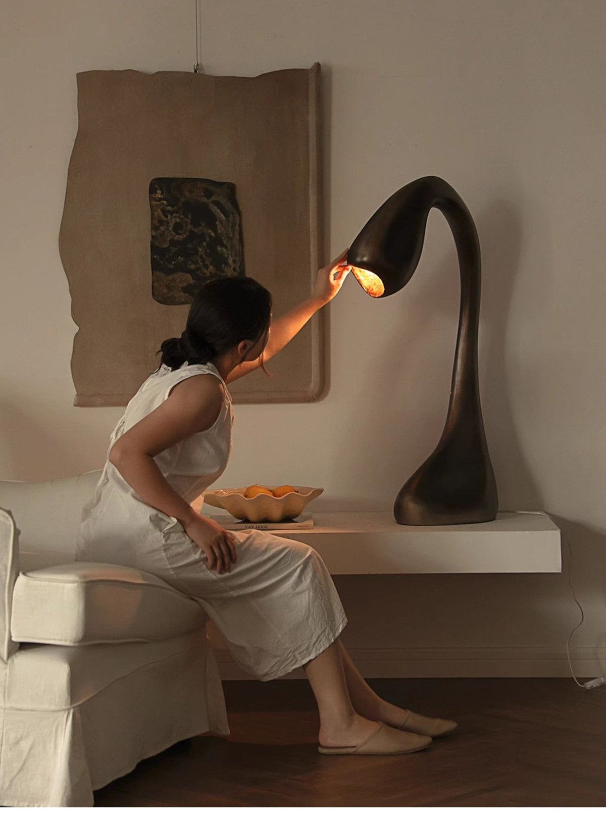 Kyns skulpturelle bordlampe
