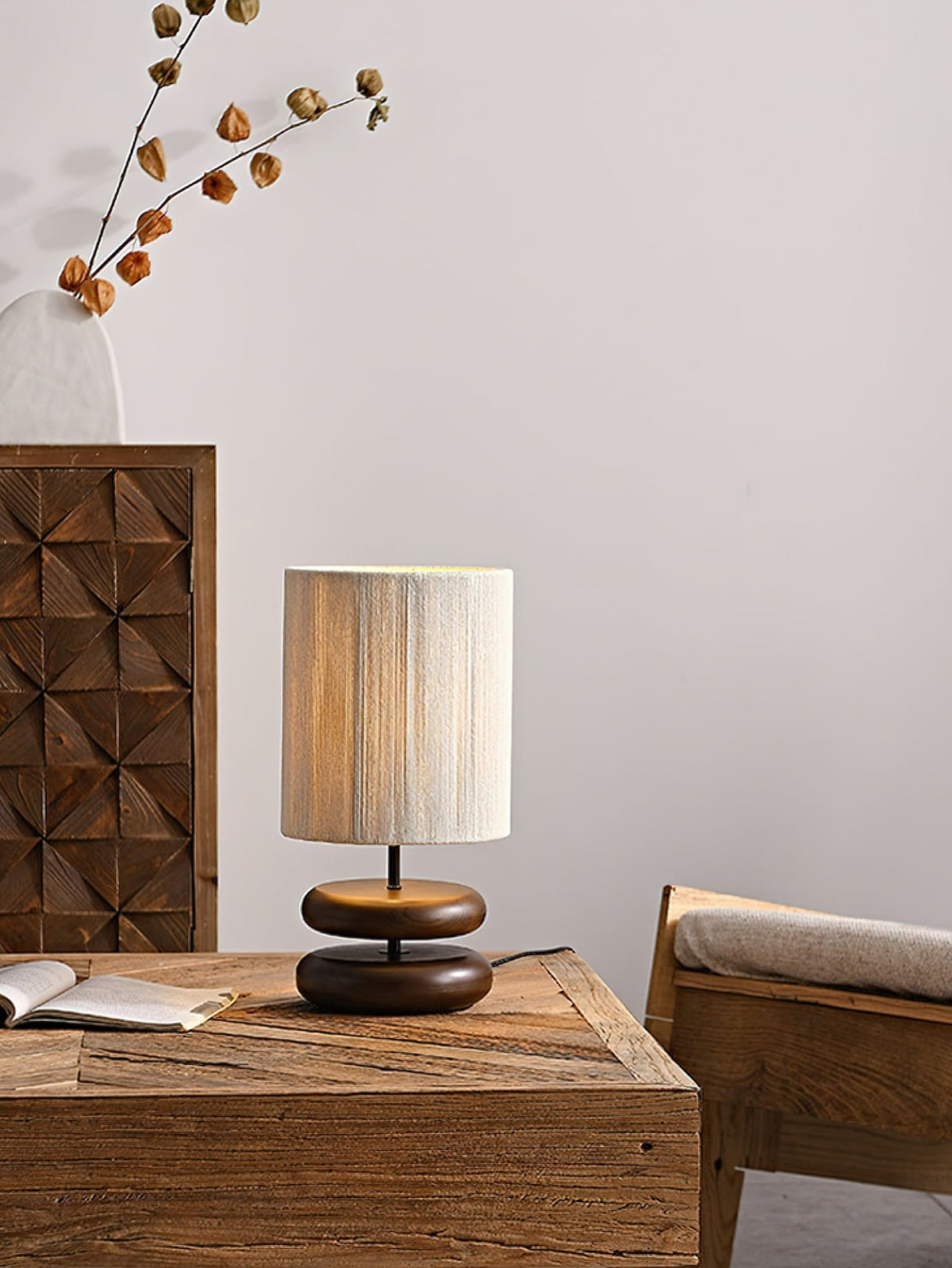 Morgan minimalistisk bordslampa i trä