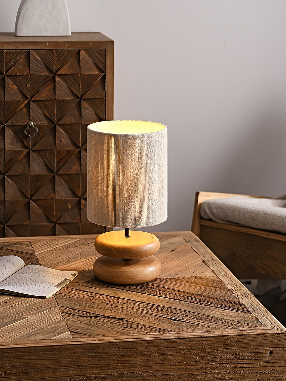Morgan minimalistisk bordslampa i trä