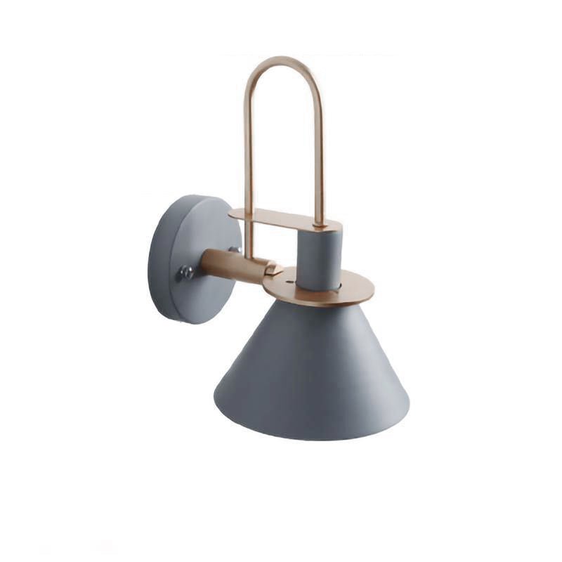 Solerine minimalistisk vägglampa i svart och guld