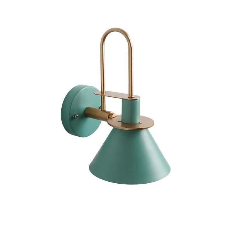 Solerine minimalistisk vägglampa i svart och guld