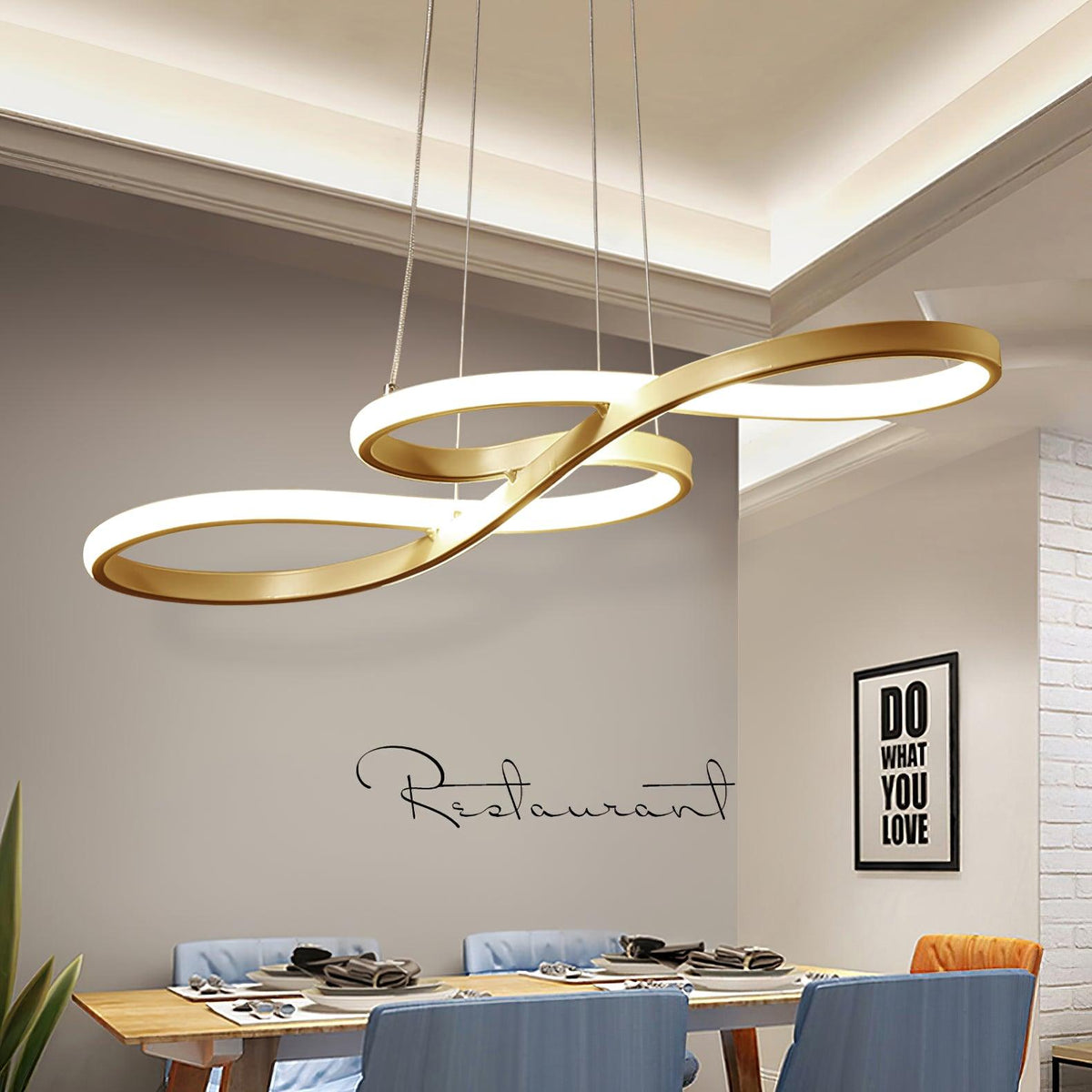 Dal moderne minimalistisk pendellampe