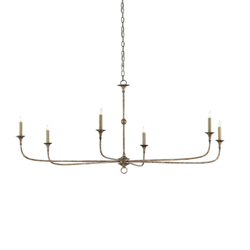 Lustre Livelo elegante com velas