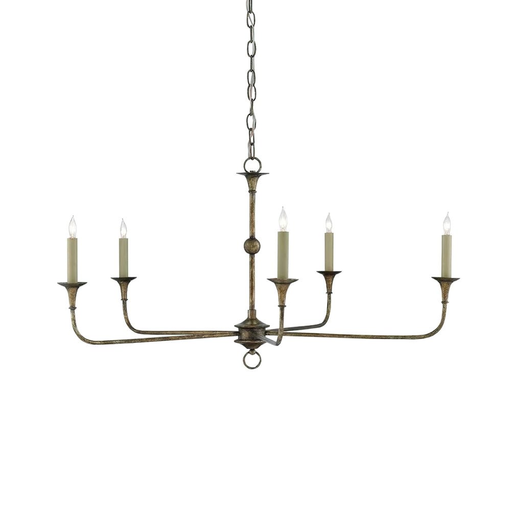 Lustre Livelo elegante com velas