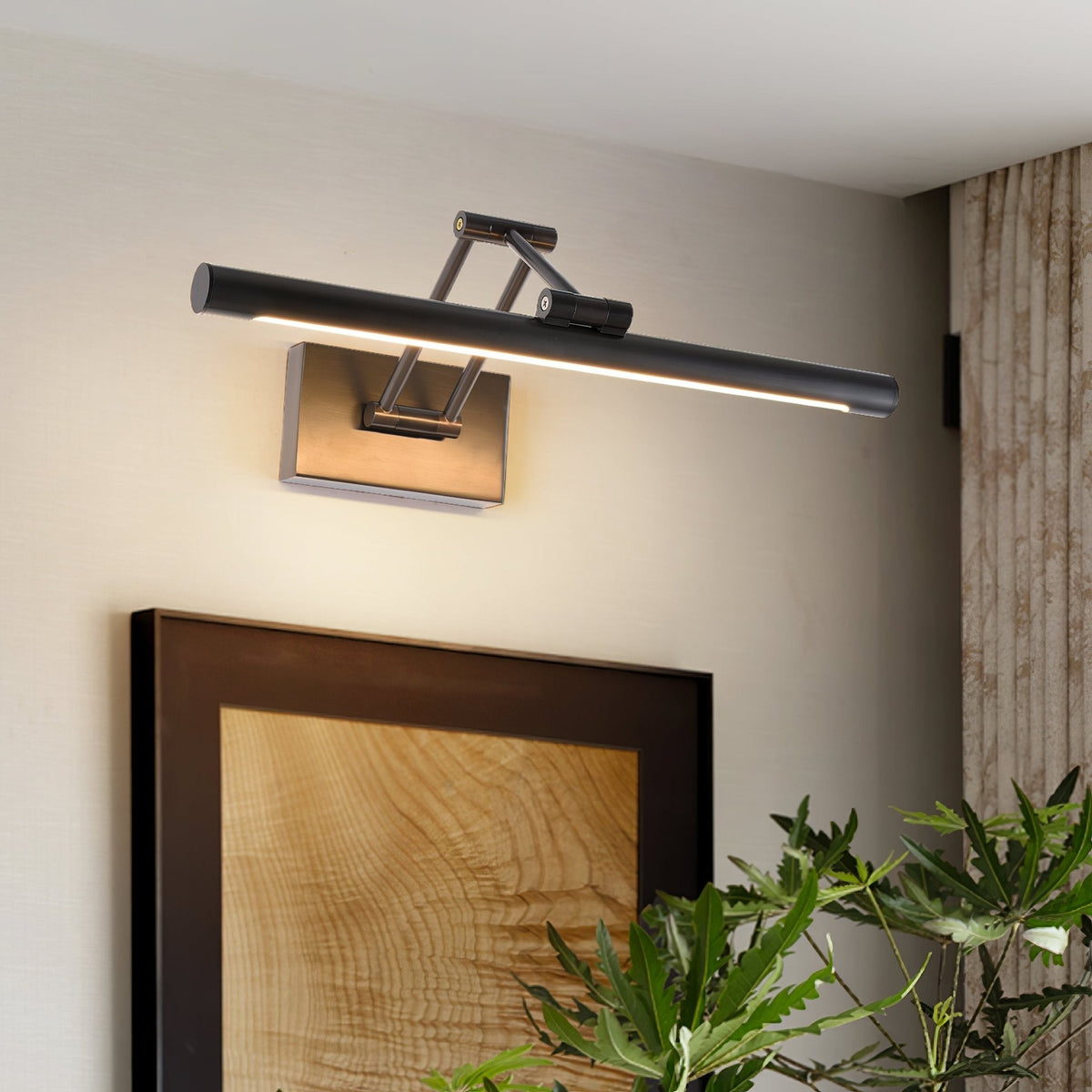 Gulden justerbar vägglampa för sminkbord