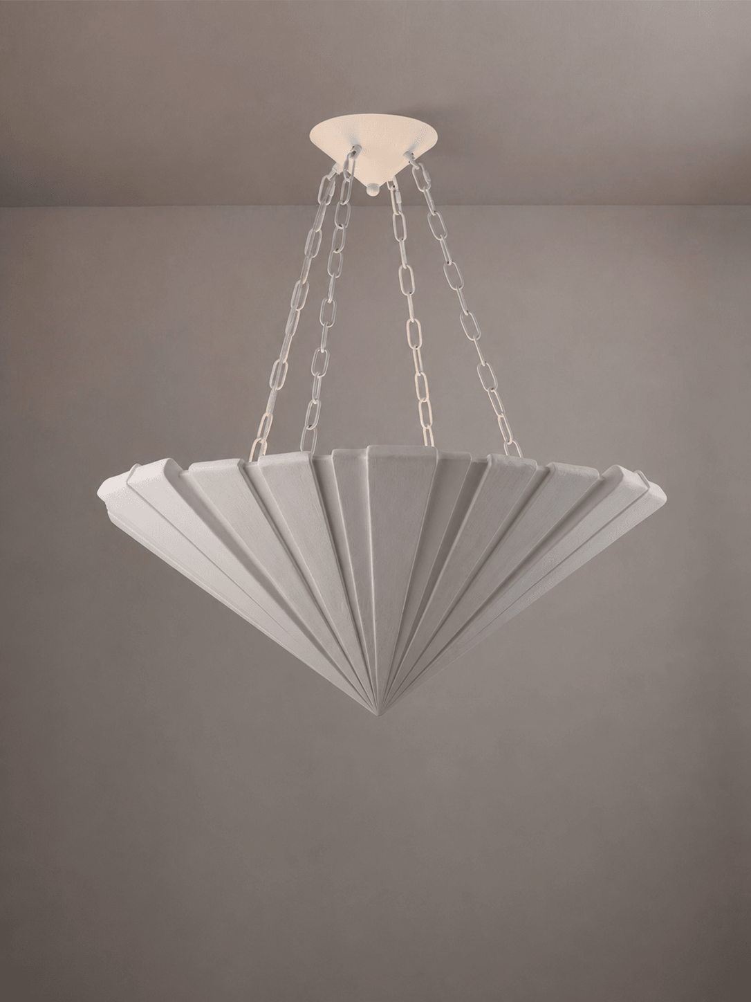 Candeeiro de teto da série Sorisira em gesso