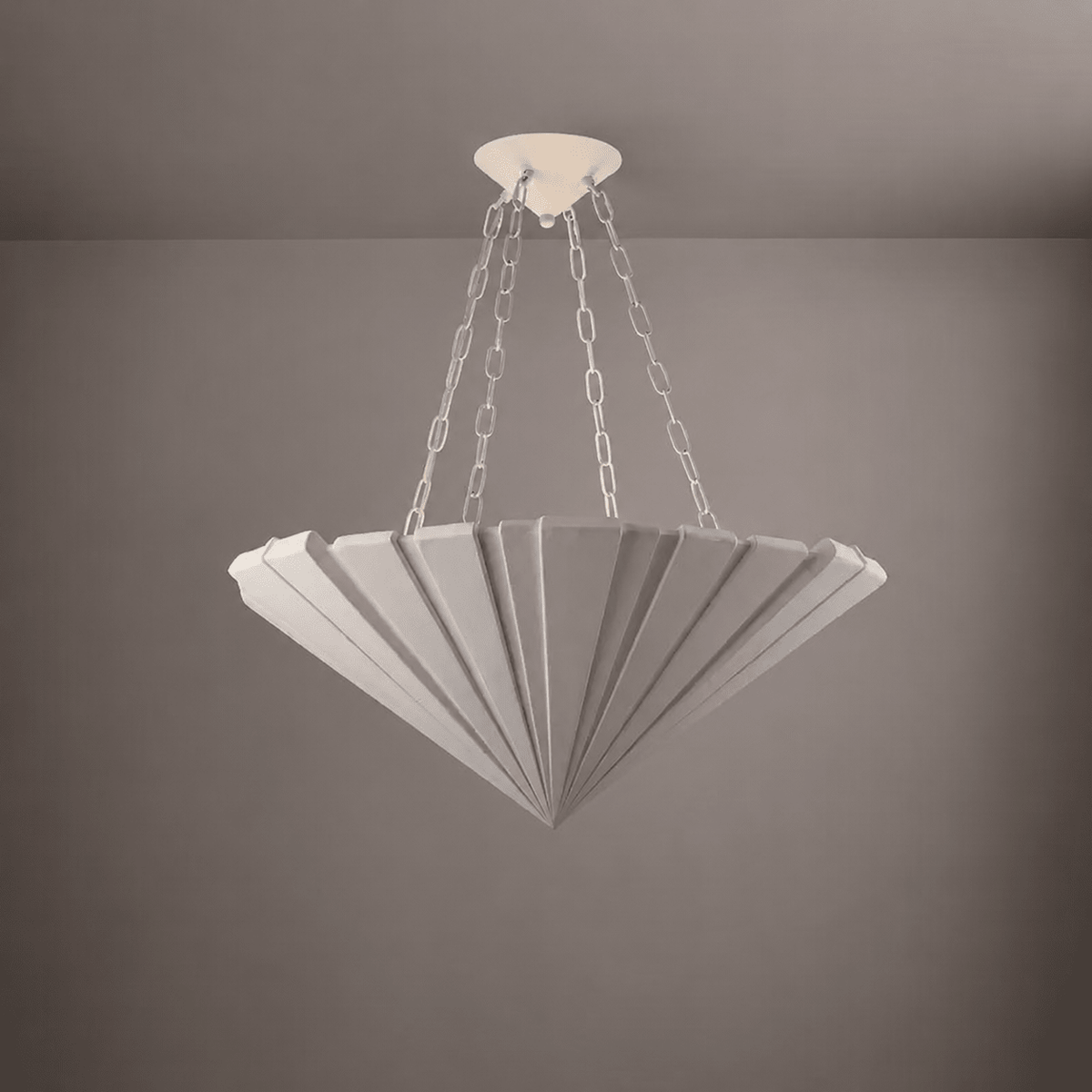 Candeeiro de teto da série Sorisira em gesso