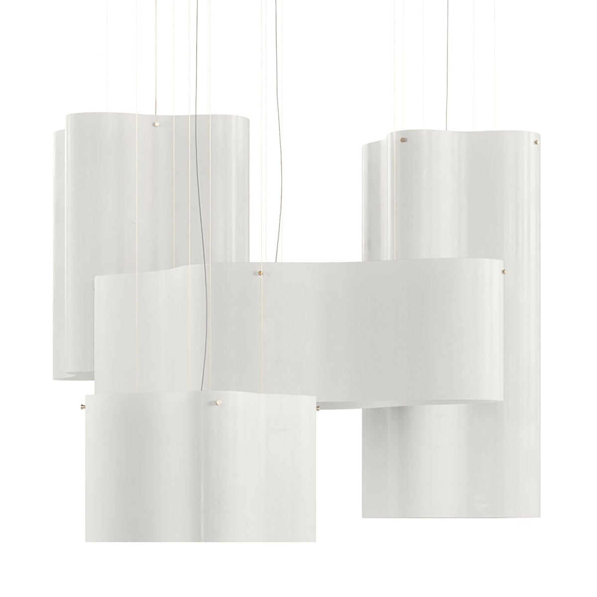 Evelan modern pendellampa i konstnärlig molnform