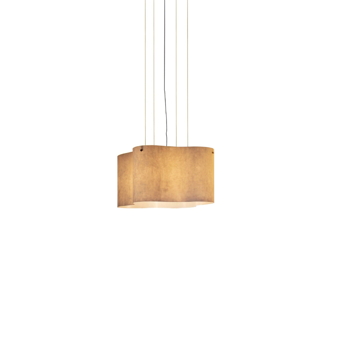 Evelan modern pendellampa i konstnärlig molnform