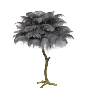 O'Moore Nordisk Lyx Unik Fjäder Golvlampa Bordslampa Vardagsrum
