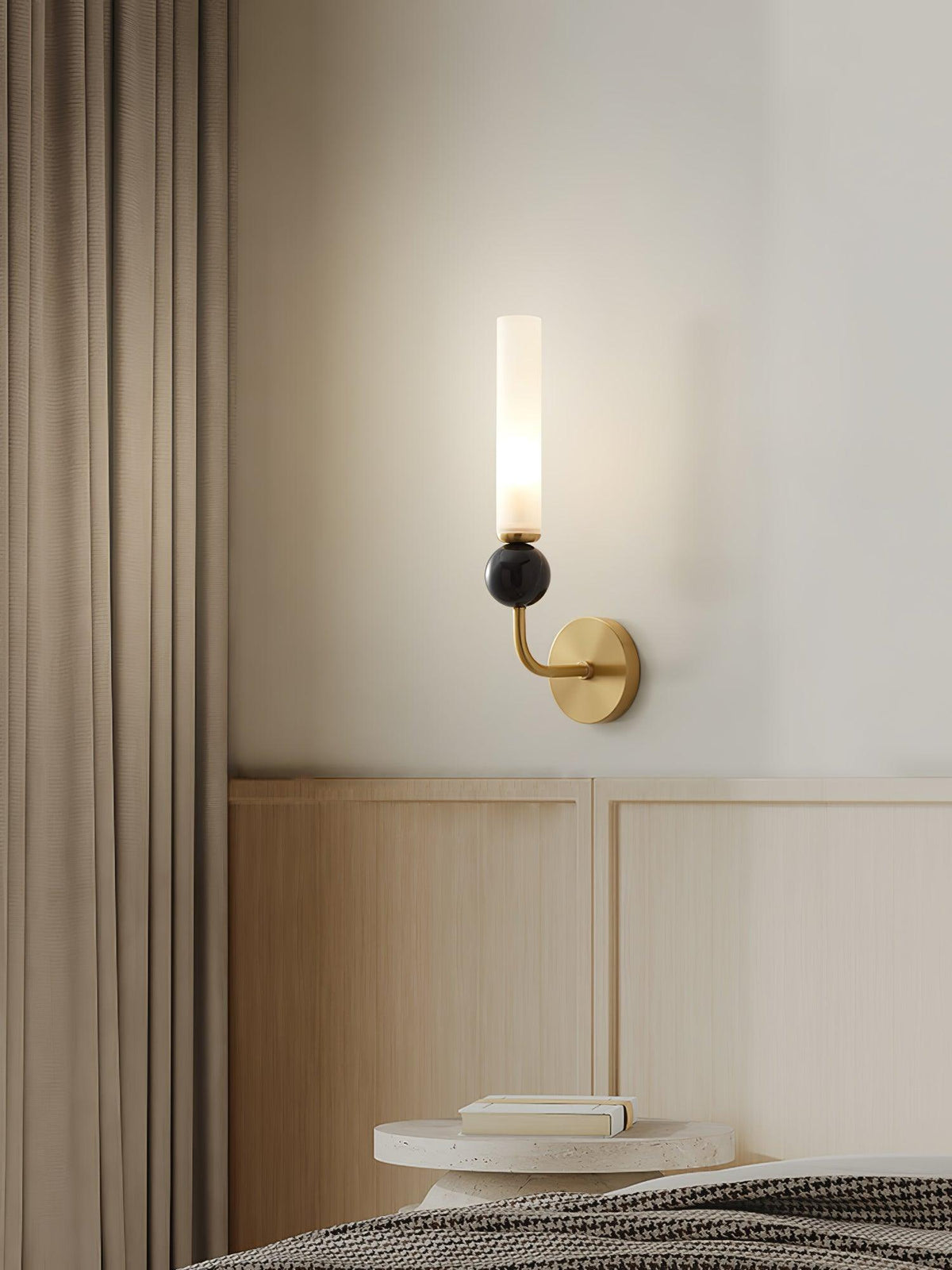 Dulane modern minimalistisk vertikal vägglampa i marmor