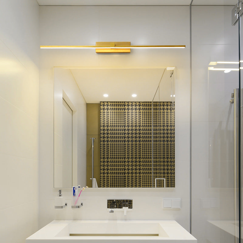 Hexa linjär spegelbelysning för vägg, badrum och sovrum, modern