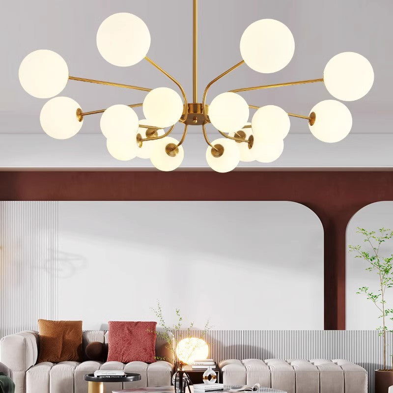 Valentina Modern LED-kattokruunu, kromi/kulta, olohuoneeseen/makuuhuoneeseen