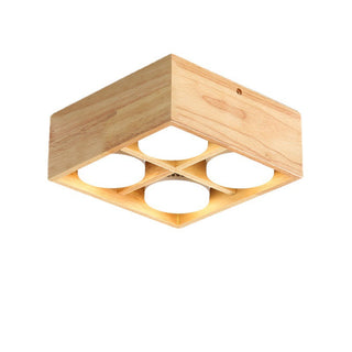 Ozawa LED Modernt Trä Plafond Stockfärg Akryl Vardagsrum/Sängrum