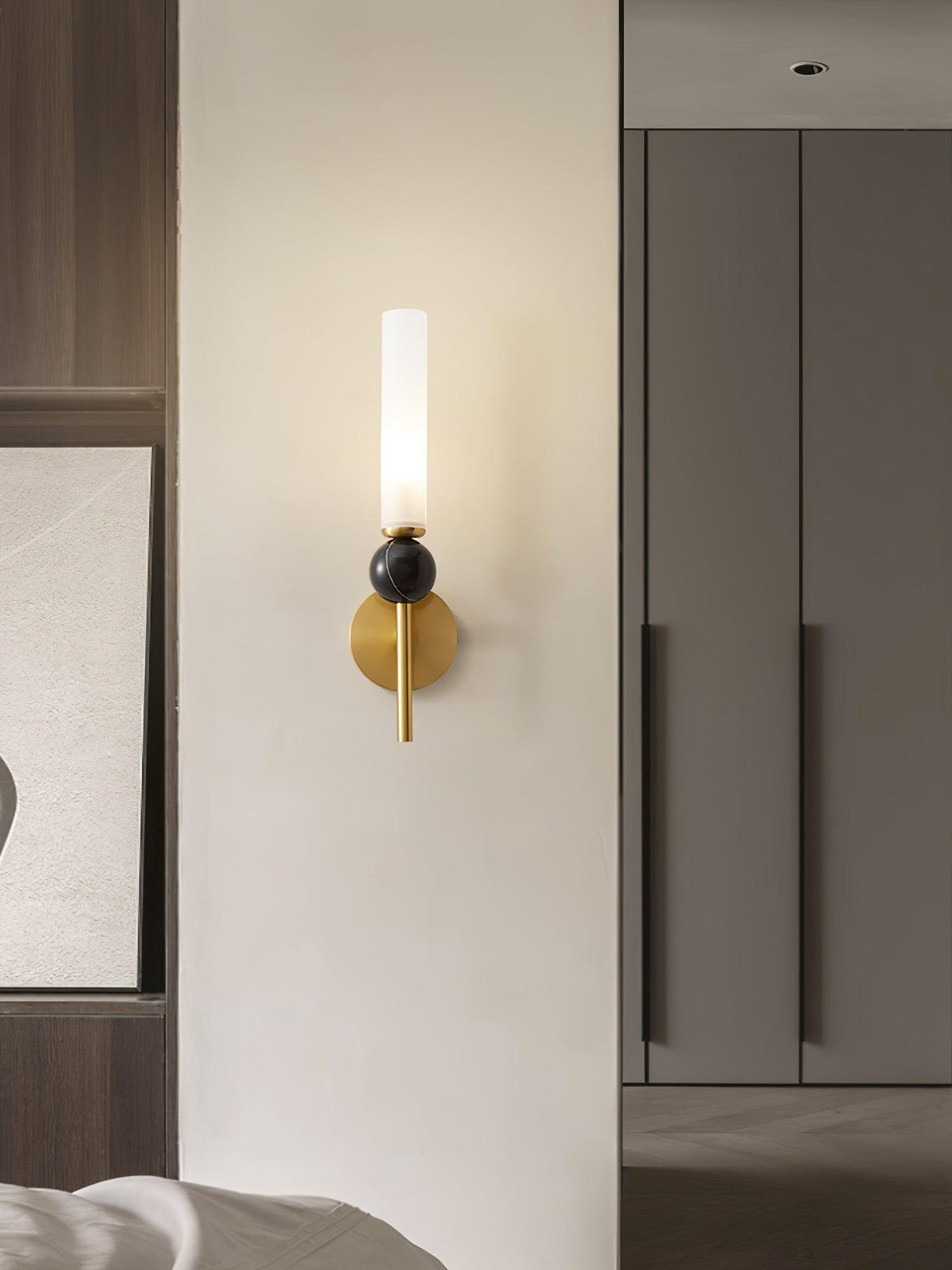 Dulane modern minimalistisk vertikal vägglampa i marmor