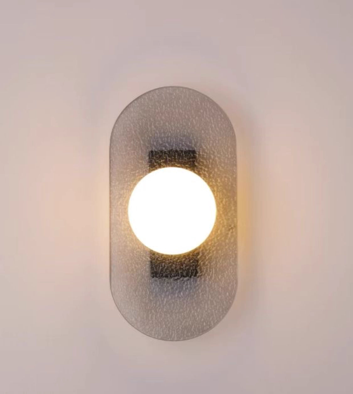Candeeiro de parede Arderora modular em metal com discos